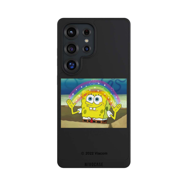 Galaxy S25 Ultra NIVOpure Spongebob - Regenbogen Meme transparent