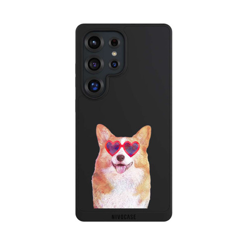Samsung Galaxy S25 Ultra NIVOpure Cute Corgi Transparent