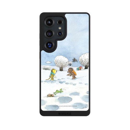 Samsung Galaxy S25 Ultra NIVOpure Kleiner Bär und kleiner Tiger im Schnee