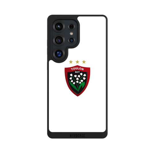 Samsung Galaxy S25 Ultra NIVOpure Logo RC Toulonnais Blanc