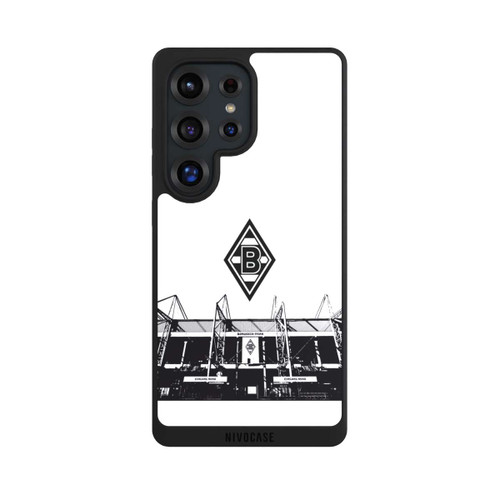 Samsung Galaxy S25 Ultra NIVOpure Borussia-Park Schwarz und Weiß