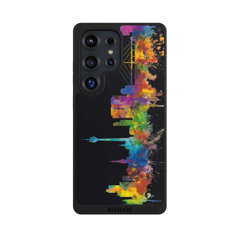 Galaxy S25 Ultra NIVOpure Düsseldorf Germany Skyline Black