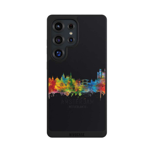 Samsung Galaxy S25 Ultra NIVOpure Amsterdam Netherlands Skyline Black