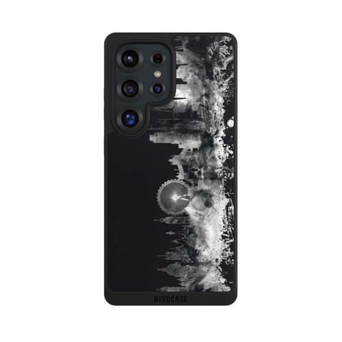 Samsung Galaxy S25 Ultra NIVOpure London Skyline BW Black