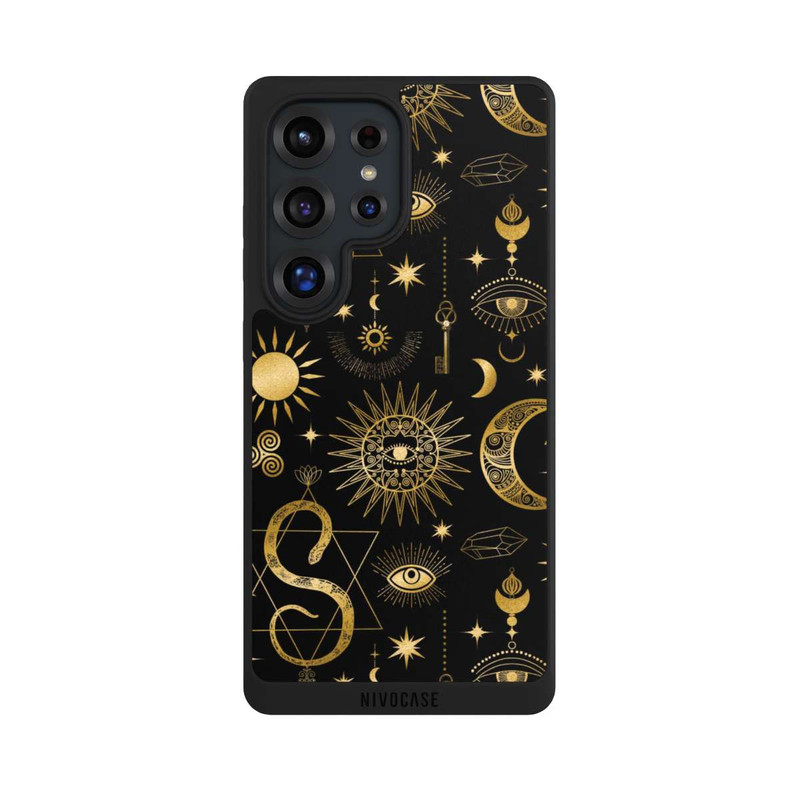 Galaxy S25 Ultra NIVOpure Soleil et Lune Célestes Steampunk