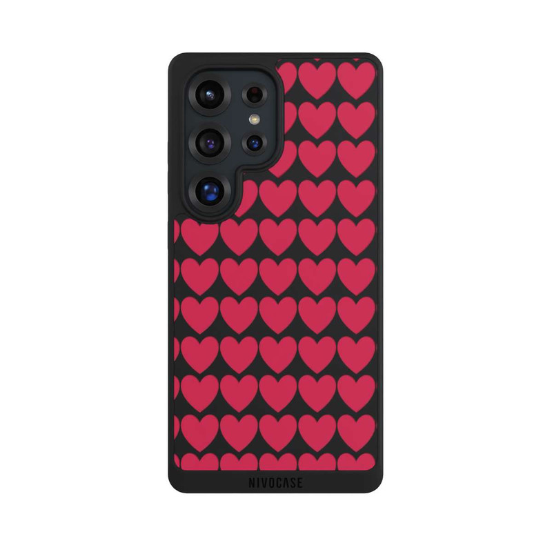 Galaxy S25 Ultra NIVOpure Viva Magenta Hearts