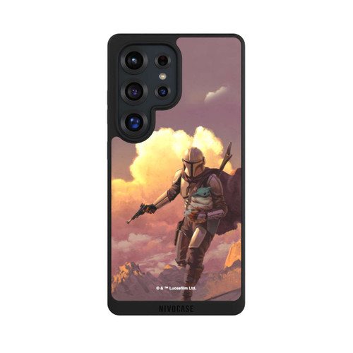 Samsung Galaxy S25 Ultra NIVOpure Der Mandalorianer und Grogu Sonnenguntergang Wolken