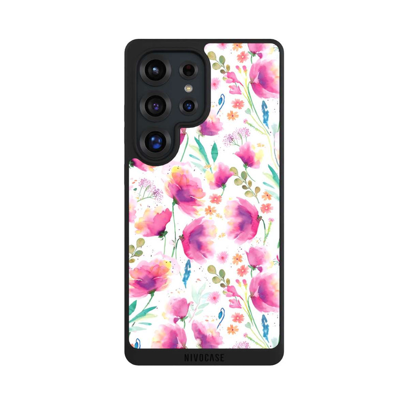 Galaxy S25 Ultra NIVOpure Abstrakte Mohnblumen aquarell