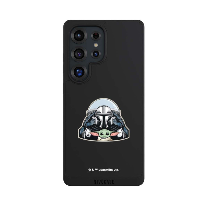 Galaxy S25 Ultra NIVOpure Mando and Grogu Transparent