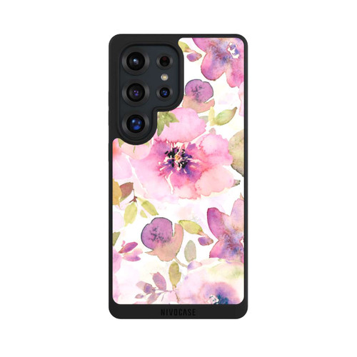 Samsung Galaxy S25 Ultra NIVOpure Tapete mit rosa Blumen