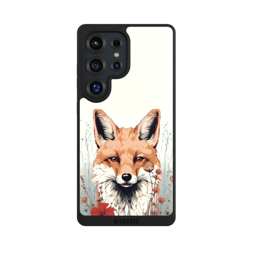 Samsung Galaxy S25 Ultra NIVOpure Renard avec des fleurs