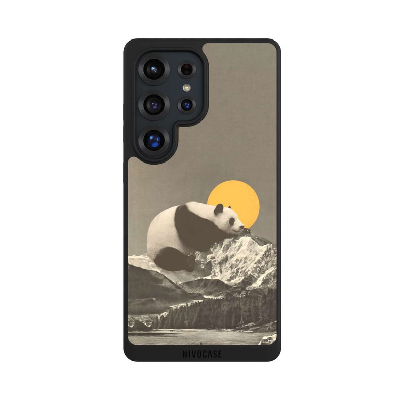 Galaxy S25 Ultra NIVOpure Riesenpanda macht ein Nickerchen