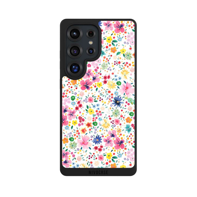 Galaxy S25 Ultra NIVOpure Millefleurs Pink Spring Garden