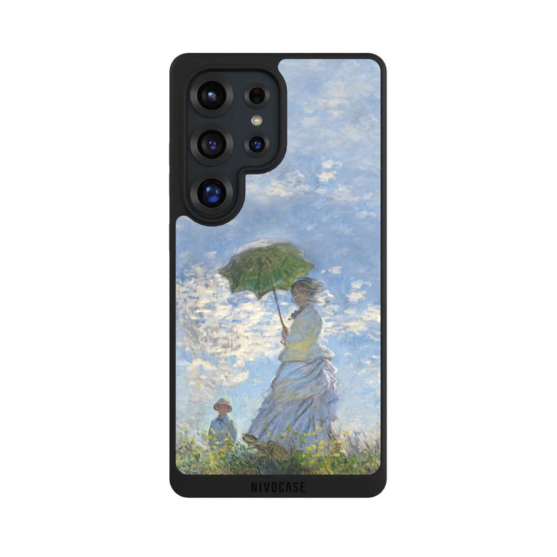 Galaxy S25 Ultra NIVOpure Frau mit Sonnenschirm - Monet