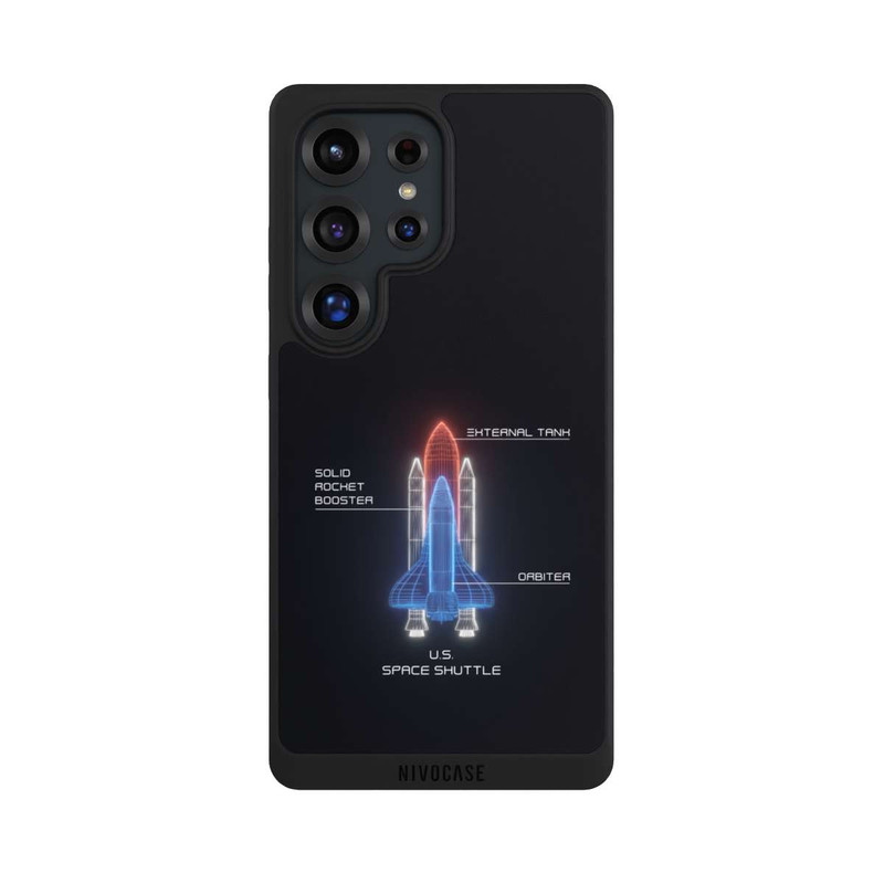 Galaxy S25 Ultra NIVOpure Space Shuttle Drahtmodell