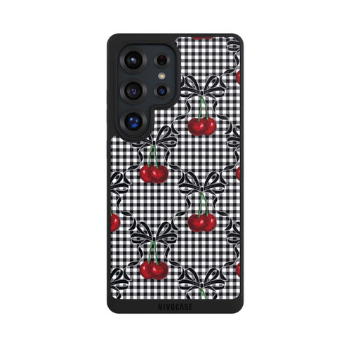 Samsung Galaxy S25 Ultra NIVOpure Cherry Pattern Black