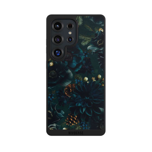 Samsung Galaxy S25 Ultra NIVOpure Blumenmuster Grün und Blau