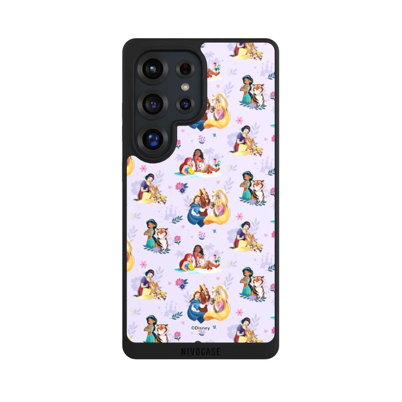 Galaxy S25 Ultra NIVOpure Princess Floral Pattern Purple