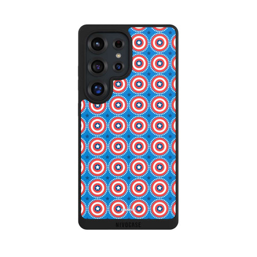 Samsung Galaxy S25 Ultra NIVOpure Captain American Shield Pattern