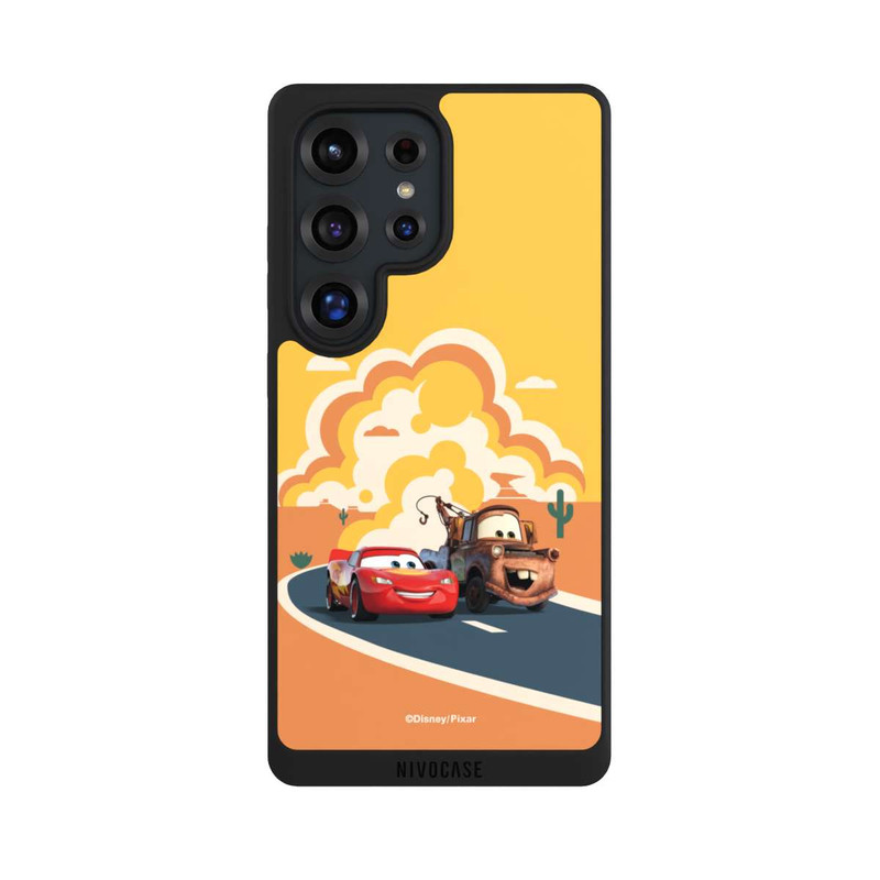 Galaxy S25 Ultra NIVOpure Disney Cars Lightning McQueen Und Hook on the Road
