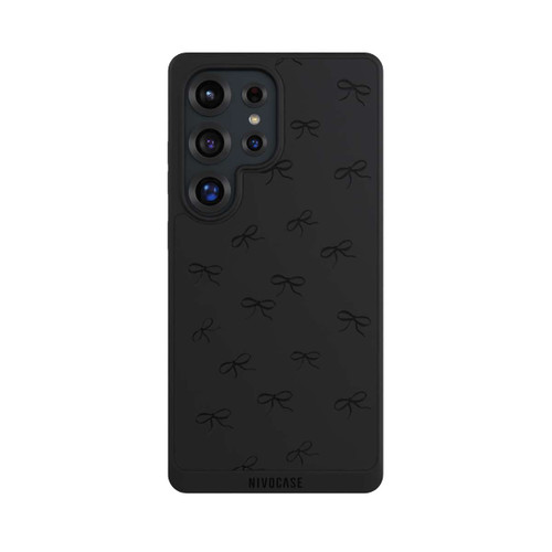 Samsung Galaxy S25 Ultra NIVOpure Bows Black Pattern Transparent
