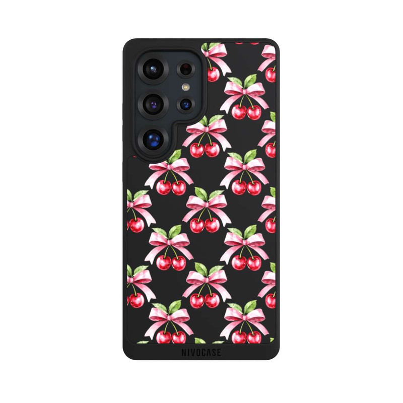 Galaxy S25 Ultra NIVOpure Kirsche Schleife Art mit KI
