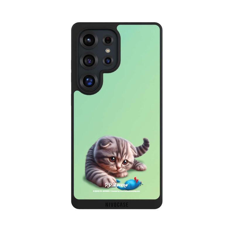 Galaxy S25 Ultra NIVOpure Playing Cat with Mouse