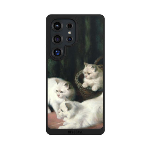 Samsung Galaxy S25 Ultra NIVOpure Three White Angora Kittens