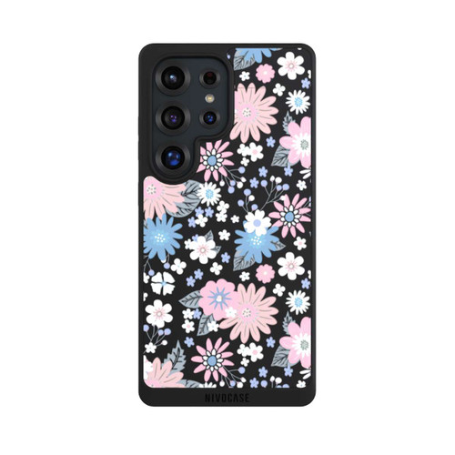 Samsung Galaxy S25 Ultra NIVOpure Wildflower Pattern Illustration Pastell Transparent