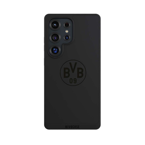 Samsung Galaxy S25 Ultra NIVOpure BVB Logo Schwarz Transparent