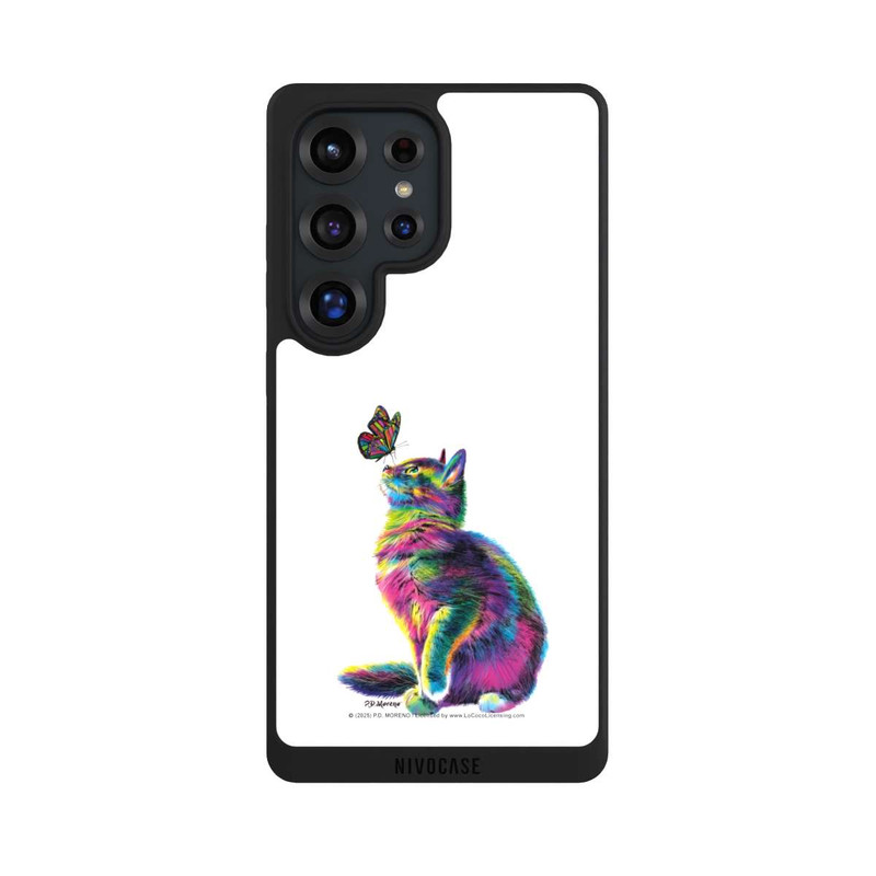 Galaxy S25 Ultra NIVOpure Katze verspielt
