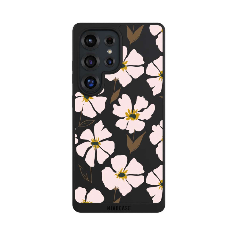 Galaxy S25 Ultra NIVOpure Simple Pastell Flowers Rose Transparent