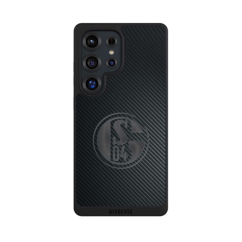 Galaxy S25 Ultra NIVOpure Schalke 04 Carbon Look