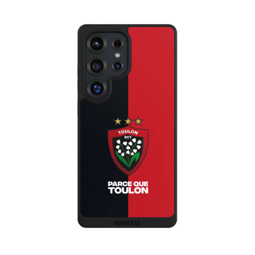 Samsung Galaxy S25 Ultra NIVOpure RCT Logo Rouge Noir