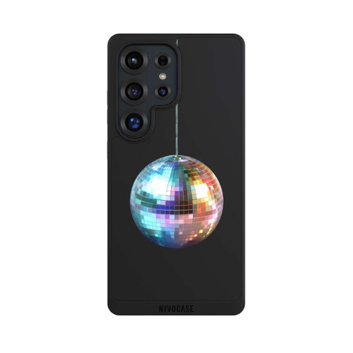 Samsung Galaxy S25 Ultra NIVOpure Discokugel Party Blau Gold Transparent mit KI