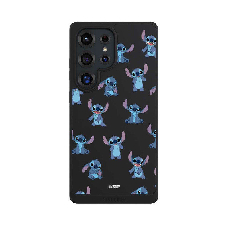 Galaxy S25 Ultra NIVOpure Stitch Faces Pattern Transparent