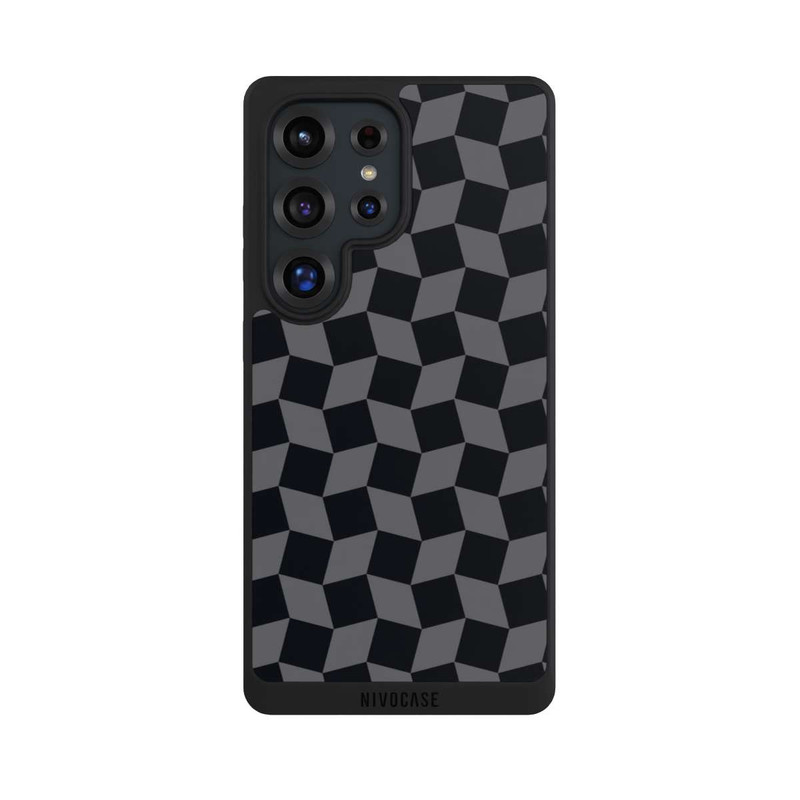 Galaxy S25 Ultra NIVOpure 3D Würfel-Muster Effektt