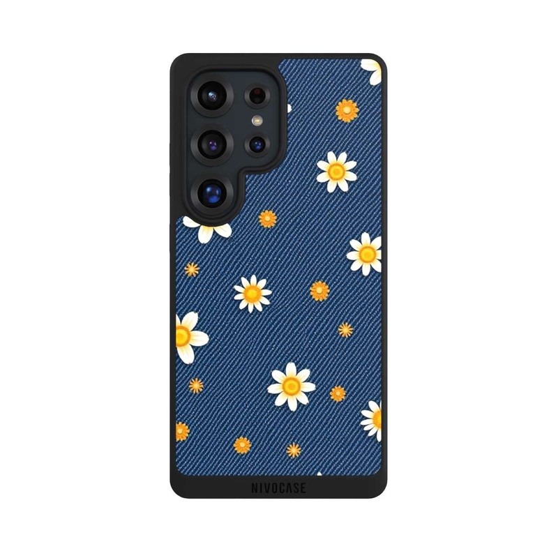 Galaxy S25 Ultra NIVOpure Jeans Flowers with AI