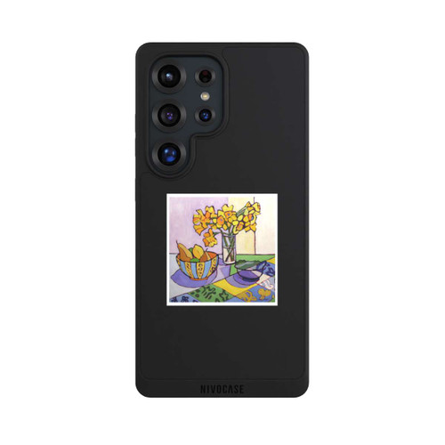 Samsung Galaxy S25 Ultra NIVOpure Daffodil Patchwork, 2023, by Catherine J Martzloff