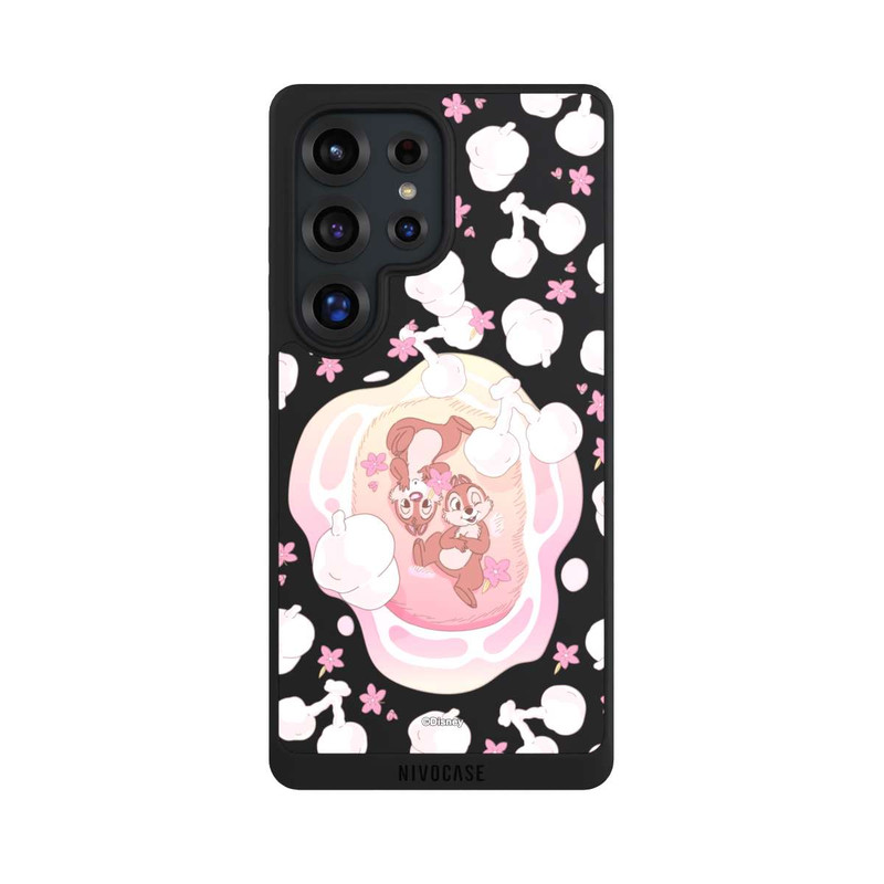 Galaxy S25 Ultra NIVOpure Chip and Dale Pink Transparent