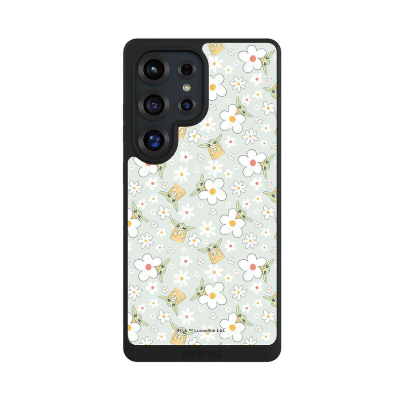 Galaxy S25 Ultra NIVOpure Baby Yoda Blumen Muster