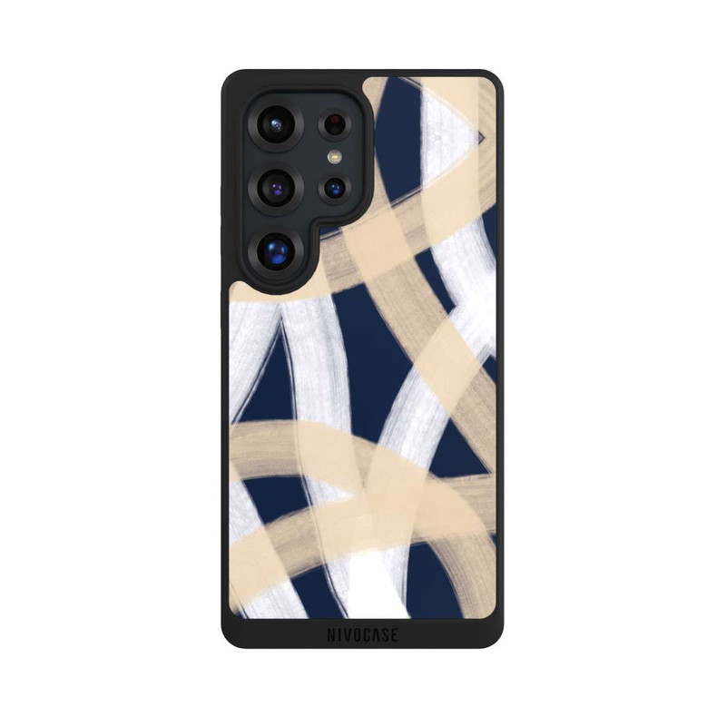 Galaxy S25 Ultra NIVOpure Laced Up Beije Blue