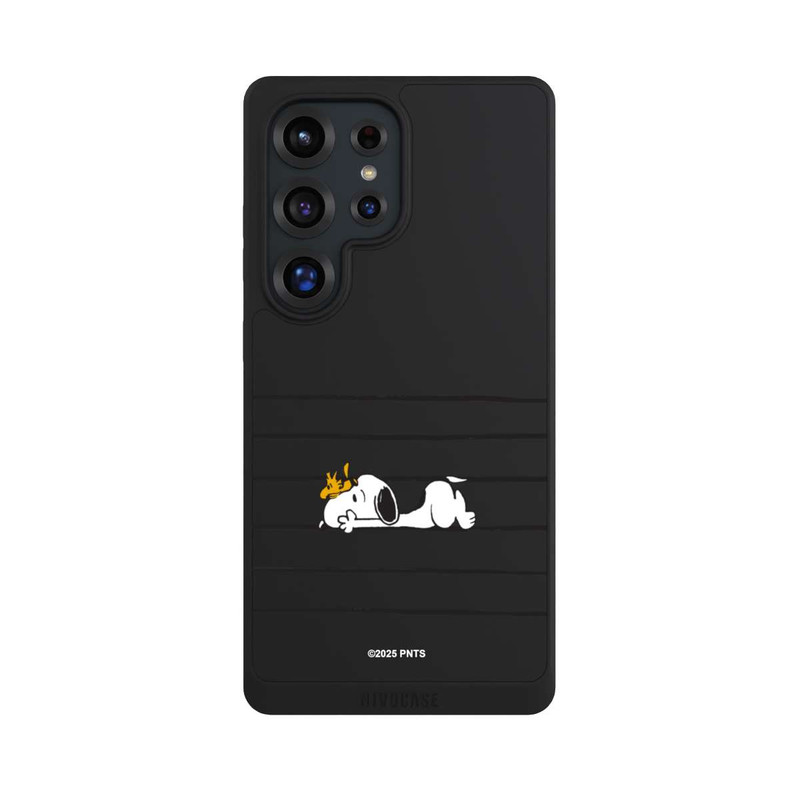 Galaxy S25 Ultra NIVOpure Snoopy Woodstock Stripes Peanuts Transparent