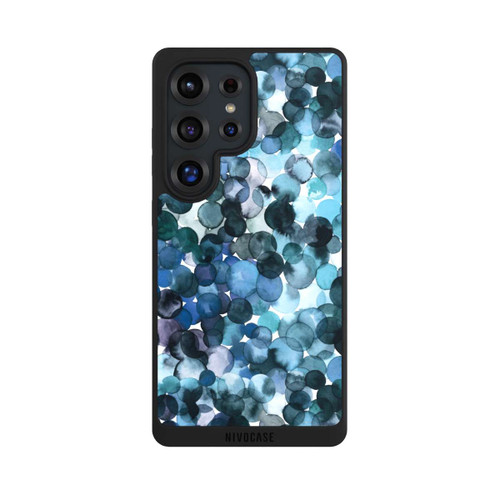 Samsung Galaxy S25 Ultra NIVOpure Watercolor Dots Blue Pattern
