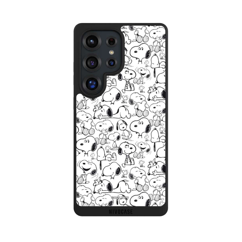 Galaxy S25 Ultra NIVOpure Classic Snoopy Pattern White