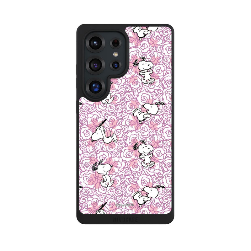 Galaxy S25 Ultra NIVOpure Peanuts Pink Roses Pattern