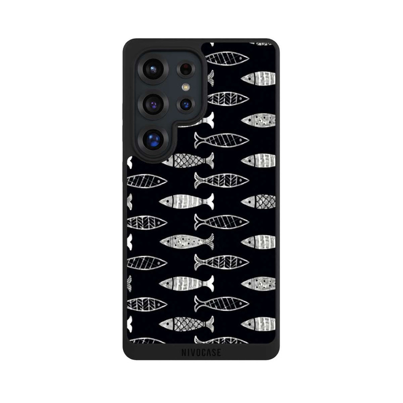 Galaxy S25 Ultra NIVOpure Black Fishy Theme