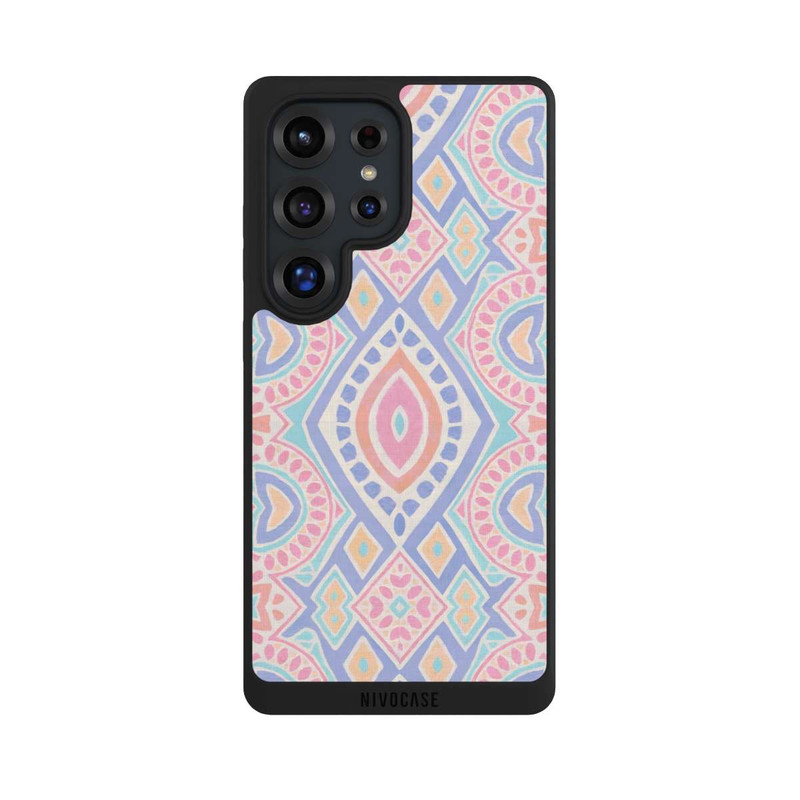 Galaxy S25 Ultra NIVOpure Boho Geometric Mosaic Intricate Tribal Design