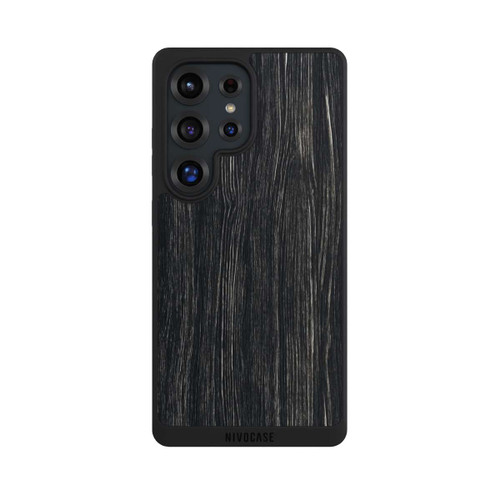 Samsung Galaxy S25 Ultra NIVOpure Dunkle Holzstruktur