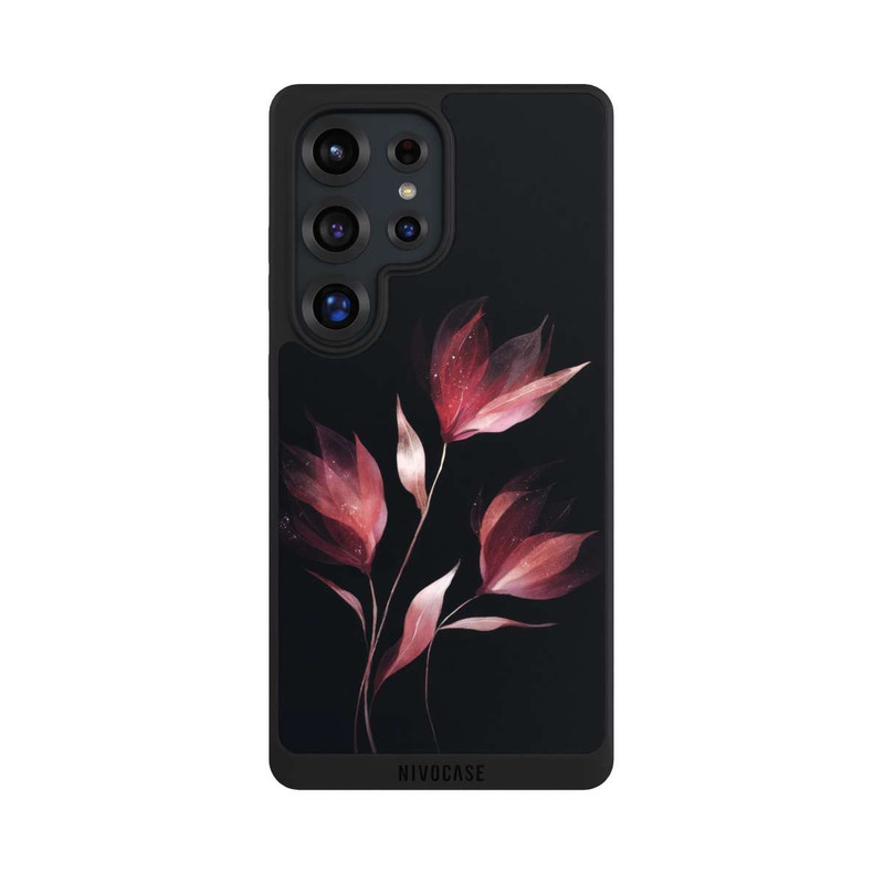 Galaxy S25 Ultra NIVOpure Burgunderrote Blume Negativ